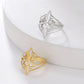 Witch Knot Stainless Steel Ring for Women Wiccan Cross Celtics Knot Rings Witchcraft Good Luck Protection Amulet Jewelry Gifts