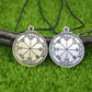 Double Side Key Of Solomon Fourth Pentacle Of Mercury Seal Pendant Necklace Wiccan Pagan Amulets Talismans Jewlery