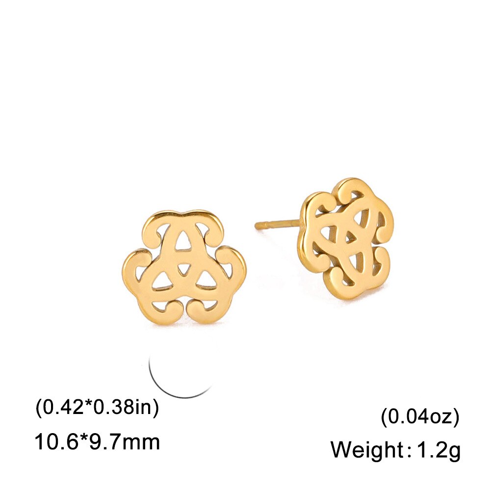 Witch Knot Stud Earrings - Elementsofthewitch