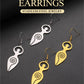 Dawapara Triple Moon Spiral Goddess Symbol Dangle Earrings Wiccan Pentagram Pagan Stainless Steel Women Jewelry