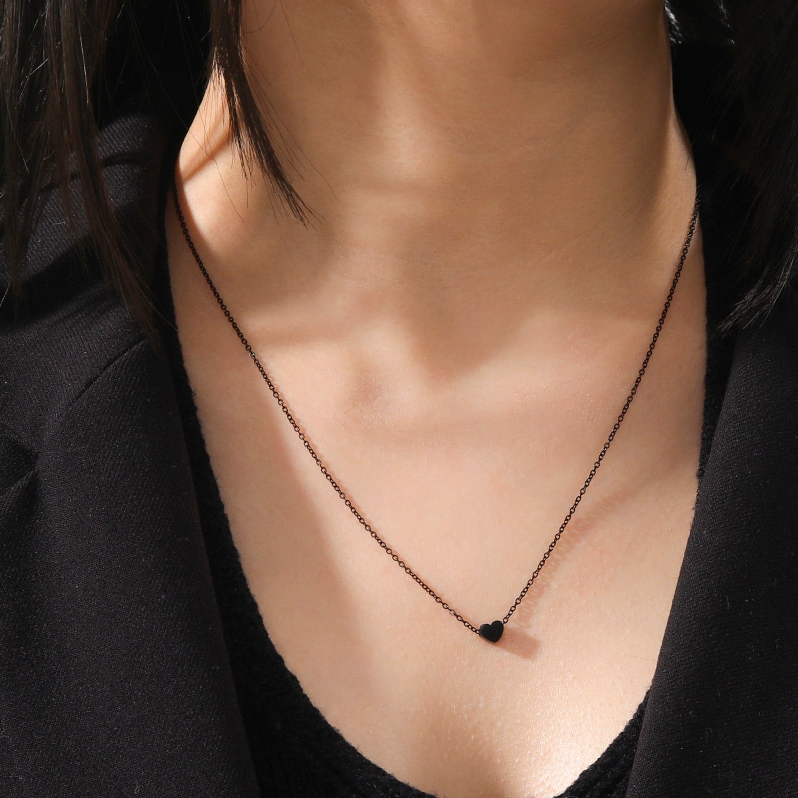 Mini Heart Pendant Necklace - Elementsofthewitch