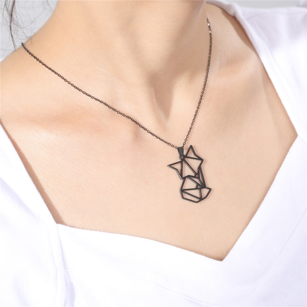 Origami Pendant Necklace - Elementsofthewitch