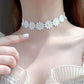 Double Layers Black Choker Necklace Crescent Pendant Statement Gothic Witchy Halfmoon Luna Women Neck Jewelry Gift