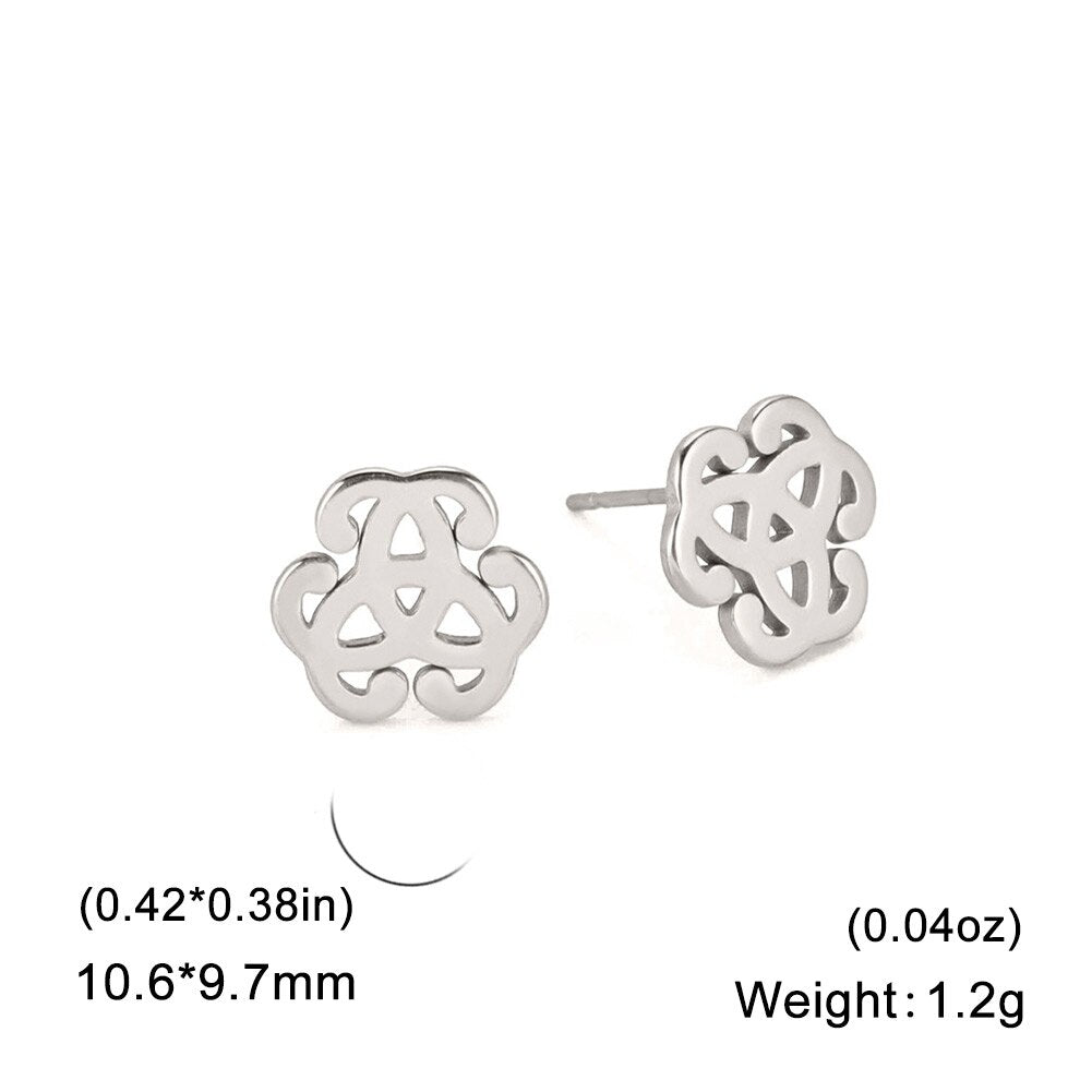 Witch Knot Stud Earrings - Elementsofthewitch