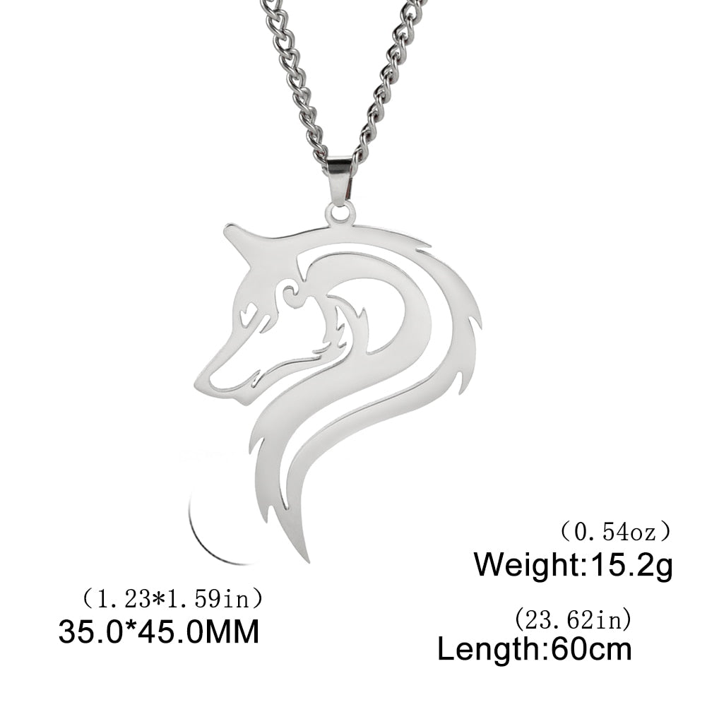 Wolf Necklace - Elementsofthewitch