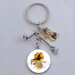 DIY Halloween Keyring Witchy Witchcraft hat Keychain Cat Key Chains Gothic Broomstick Charms Gift For Witch Lover Jewlery