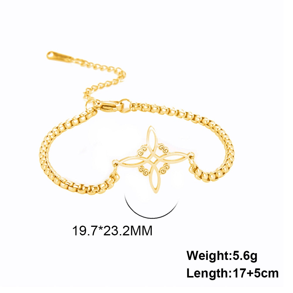 Witch Knot Charm Bracelet - Elementsofthewitch