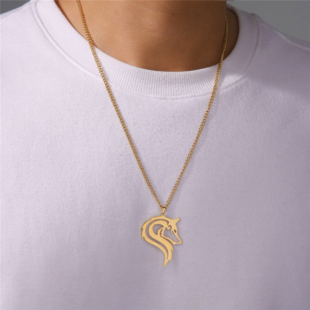 Wolf Necklace - Elementsofthewitch