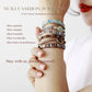 Creative Opal Stone 5 Layers Crystal Wristband Vintage Wrap Bracelet Cuff Bangle Handmade Spiritual Bohemia Jewelry