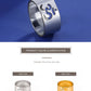 My Shape Yoga Om Symbol Rings Women Stainless Steel Finger Aum Ohm Om Hindu Spiritual Religious Jewelry Amulet Gifts for Men