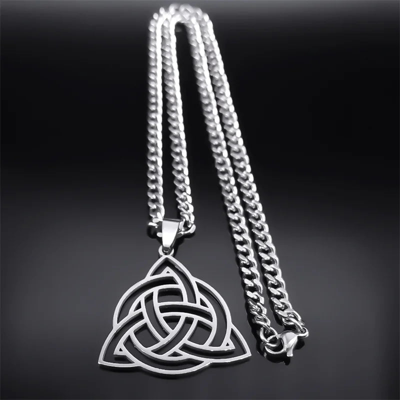 Celtic Knot Triquetra Necklace - Elementsofthewitch