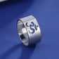 My Shape Yoga Om Symbol Rings Women Stainless Steel Finger Aum Ohm Om Hindu Spiritual Religious Jewelry Amulet Gifts for Men