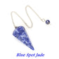 Natural Quartz Reiki Healing Pendulum Dowsing Spiritual Divination Cone Crystal Gemstone Pendulos Witchcraft Supplies Wholesale