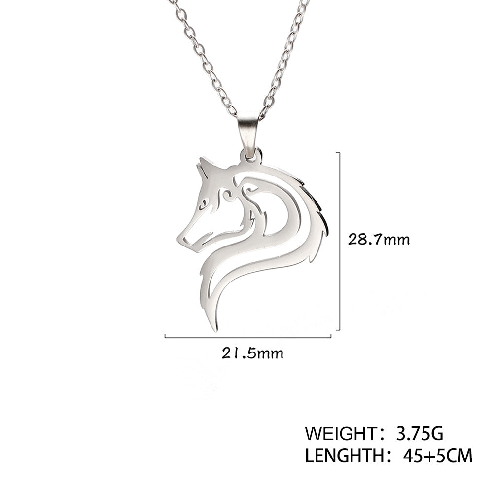 Wolf Necklace - Elementsofthewitch