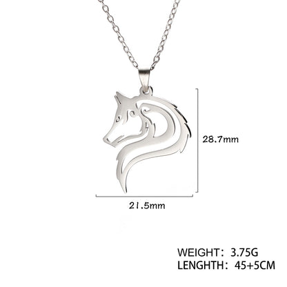 Wolf Necklace - Elementsofthewitch