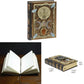 Retro Magic Notebook 3D Relief Sculpture Flying Horse Pentagram Inlaid With Natural Crystal Stone Thickened Multi Page Notebook