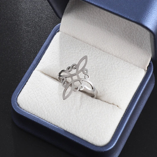Trinity Knot Witch's Amulet Rings