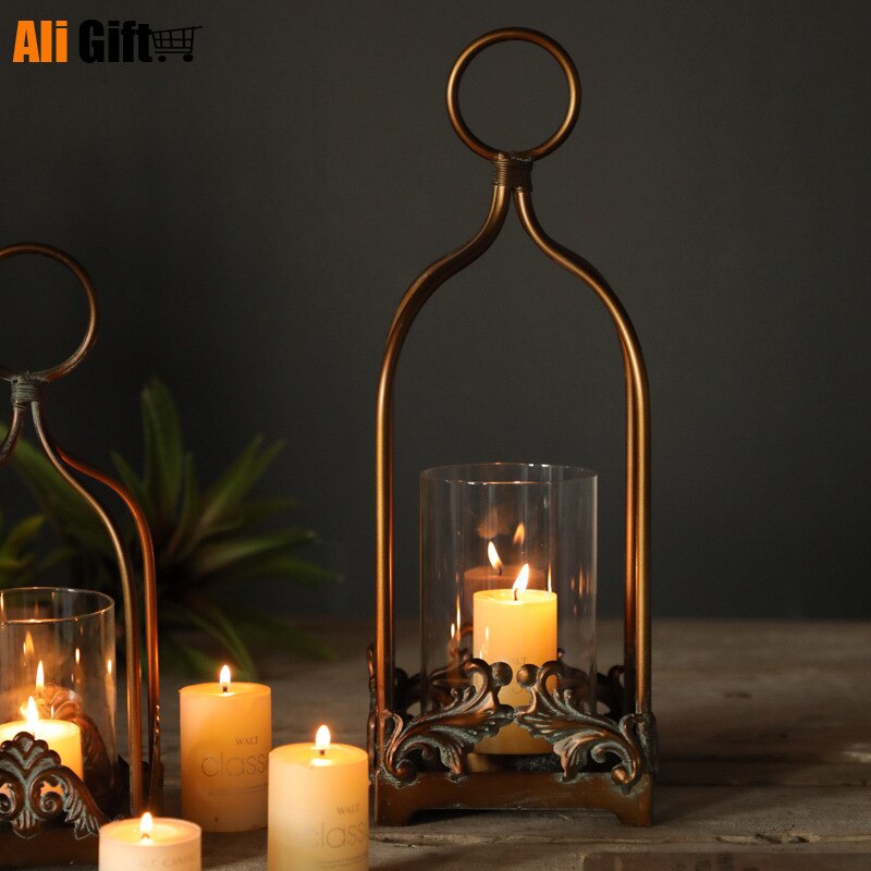 Retro Wrought Iron Candle Holder. - Elementsofthewitch