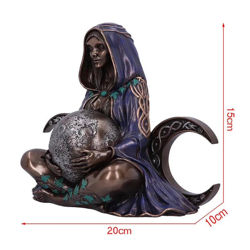 Mother Earth Statue Gaia - Elementsofthewitch