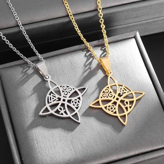 Trinity Knot Witch's Amulet Necklace