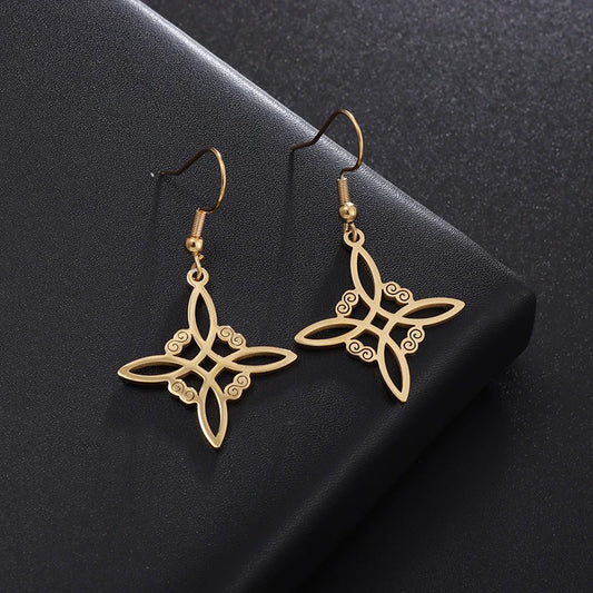 Trinity Knot Witch's Amulet Earrings