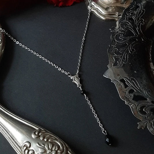 Victorian Rosary Crystal Necklace - Elementsofthewitch