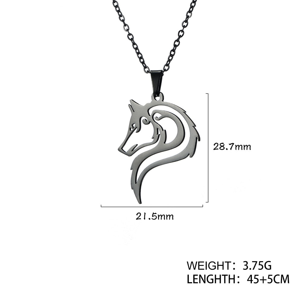 Wolf Necklace - Elementsofthewitch