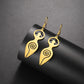 Dawapara Triple Moon Spiral Goddess Symbol Dangle Earrings Wiccan Pentagram Pagan Stainless Steel Women Jewelry