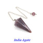 Natural Quartz Reiki Healing Pendulum Dowsing Spiritual Divination Cone Crystal Gemstone Pendulos Witchcraft Supplies Wholesale