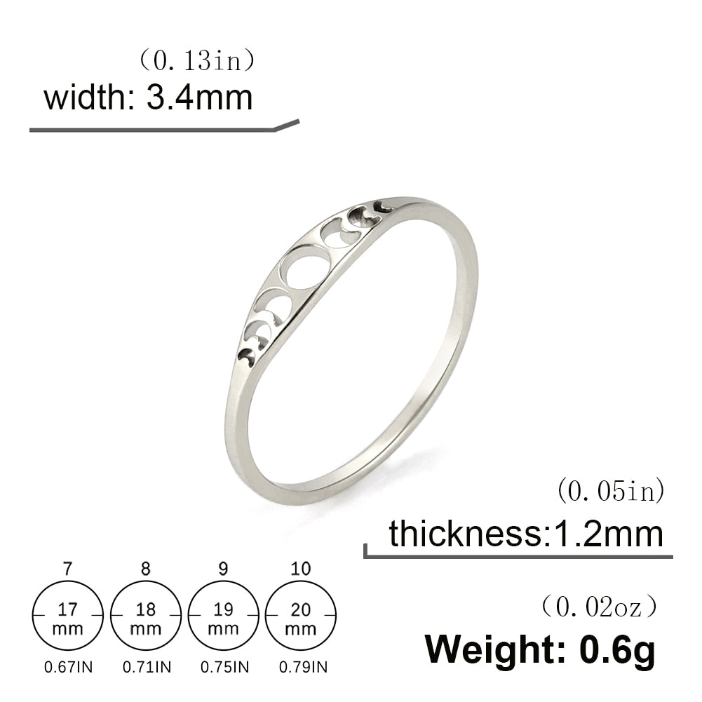 Moon Phase Ring - Elementsofthewitch