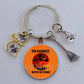 DIY Halloween Keyring Witchy Witchcraft hat Keychain Cat Key Chains Gothic Broomstick Charms Gift For Witch Lover Jewlery