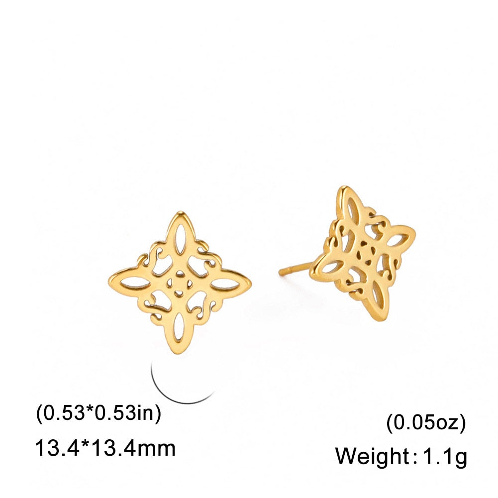 Witch Knot Stud Earrings - Elementsofthewitch