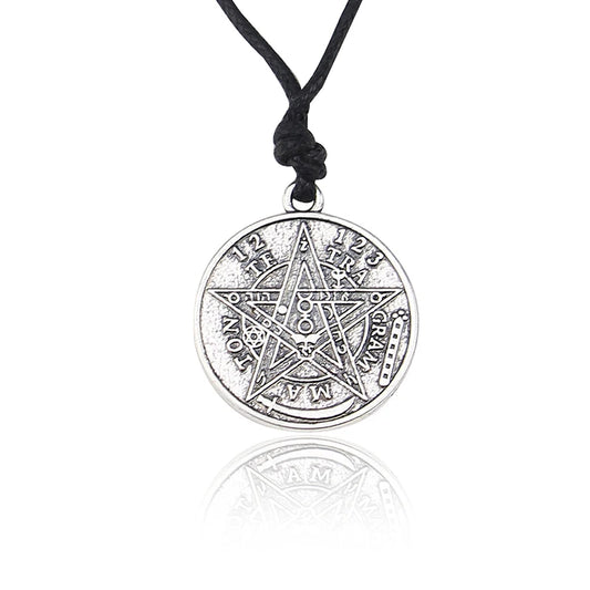 Tetragrammaton Pentacle Talisman Necklace