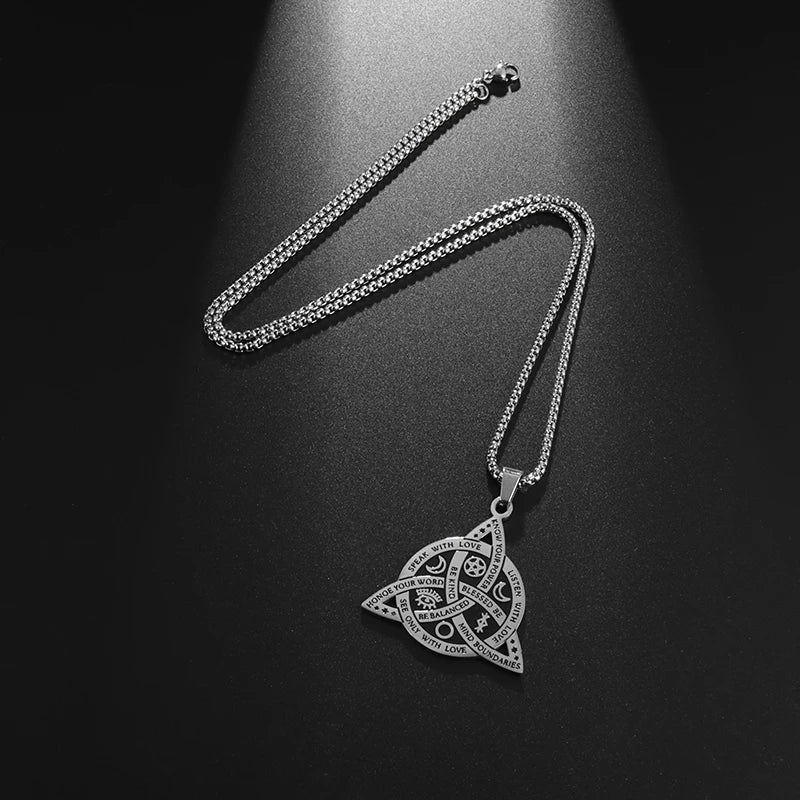 Stainless Steel Pendant Necklace (Various Designs) - Elementsofthewitch