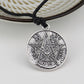 Tetragrammaton Pentacle Pentagram Pendant Charm Necklace for Men Wiccan Talisman Pagen Amulet Vintage Jewelry