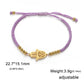 LIKGREAT Classic Hand of Fatima Adjustable Bracelets Lucky Amulet Hamsa Spiritual Jewelry Stainless Steel Men Women Wiccan Gift