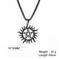 Shining Sun Pentagram Necklace - Elementsofthewitch
