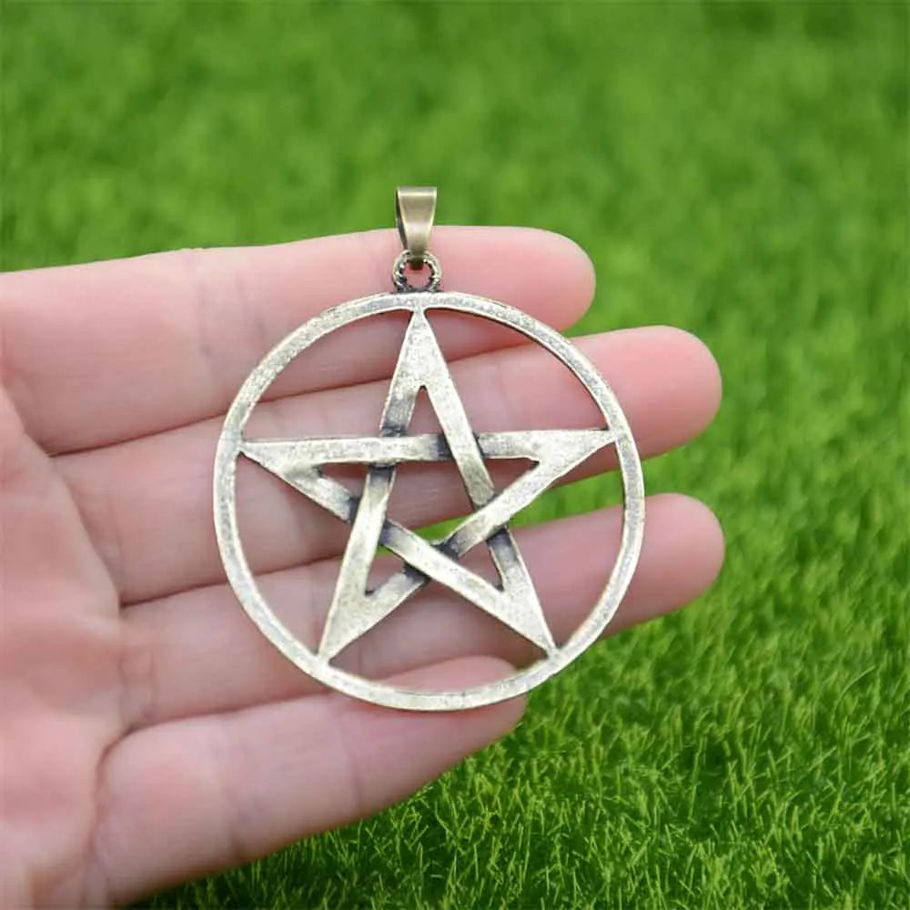 Wiccan Pagan Pentacle Pendant Talisman Pentagram Necklace Jewlery Wicca Suppliers Dropshipping