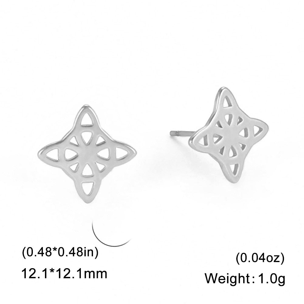 Witch Knot Stud Earrings - Elementsofthewitch
