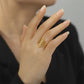 Witch Knot Stainless Steel Ring for Women Wiccan Cross Celtics Knot Rings Witchcraft Good Luck Protection Amulet Jewelry Gifts