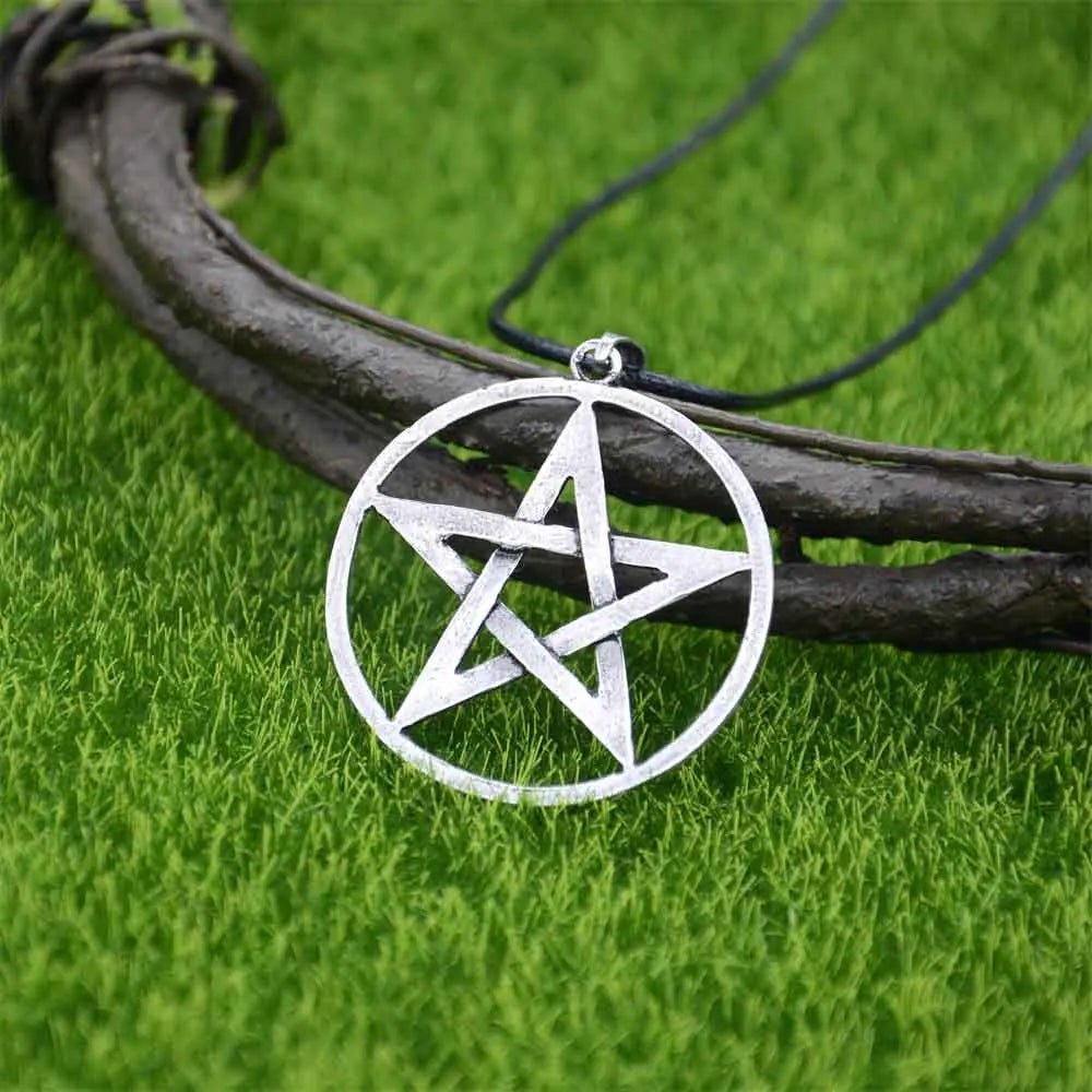 Wiccan Pagan Pentacle Pendant Talisman Pentagram Necklace Jewlery Wicca Suppliers Dropshipping