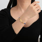 LIKGREAT Classic Hand of Fatima Adjustable Bracelets Lucky Amulet Hamsa Spiritual Jewelry Stainless Steel Men Women Wiccan Gift