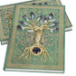 Retro Magic Notebook 3D Relief Sculpture Flying Horse Pentagram Inlaid With Natural Crystal Stone Thickened Multi Page Notebook