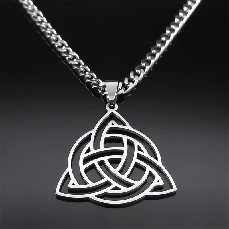 Celtic Knot Triquetra Necklace - Elementsofthewitch