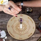 Spiritual Crystal Pendulums for Divination Dowsing Reiki Natural Stone Tiger Eye Pink Clear Quartz Yoga Esoterism Pendulos H494