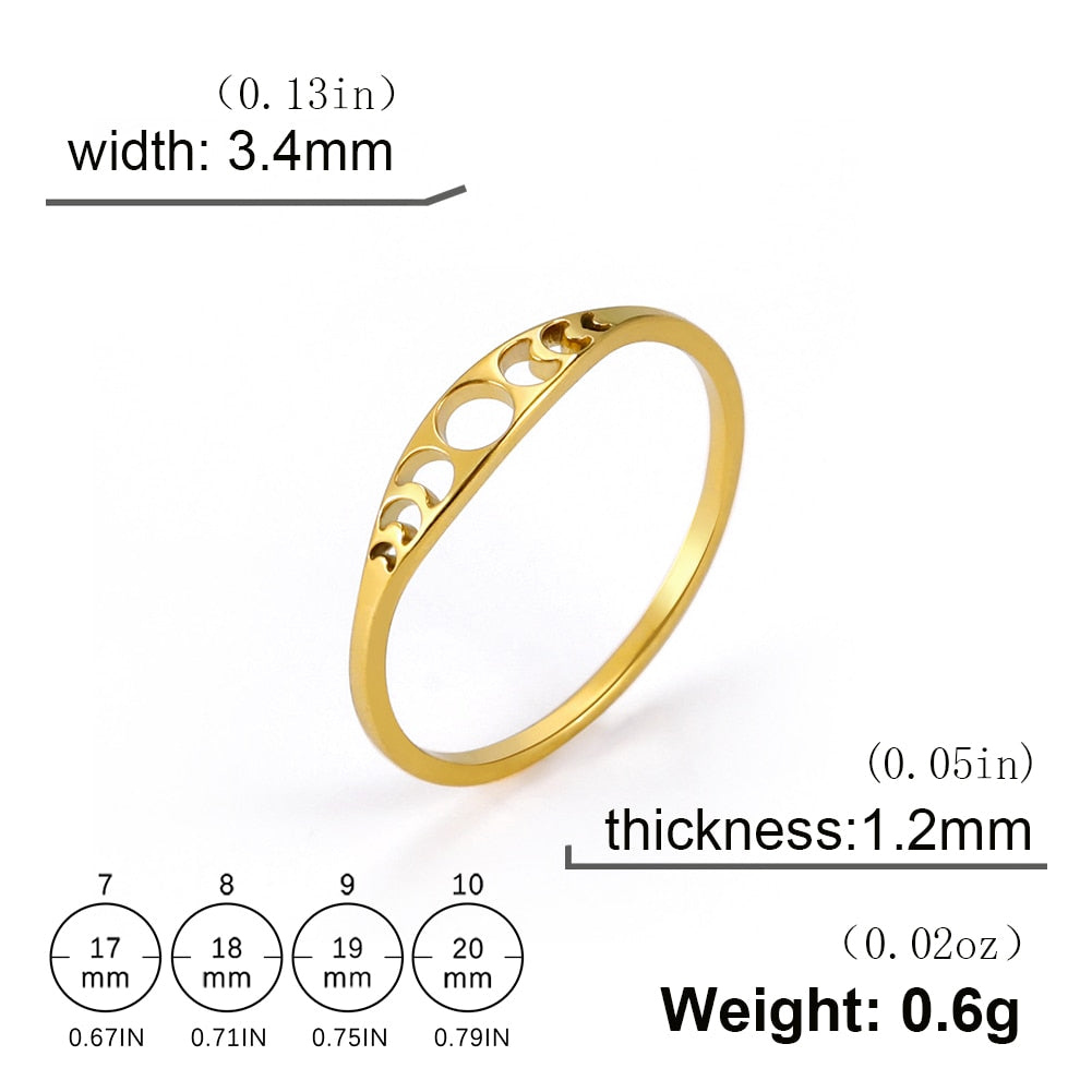 Moon Phase Ring - Elementsofthewitch