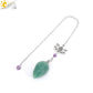 Spiritual Crystal Pendulums for Divination Dowsing Reiki Natural Stone Tiger Eye Pink Clear Quartz Yoga Esoterism Pendulos H494