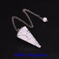 Natural Quartz Reiki Healing Pendulum Dowsing Spiritual Divination Cone Crystal Gemstone Pendulos Witchcraft Supplies Wholesale