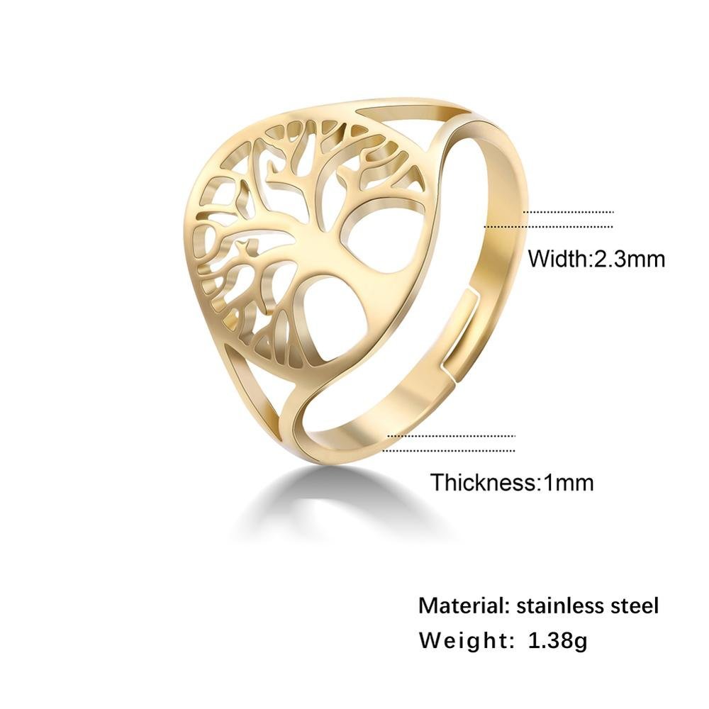 Adjustable Tree of Life Ring - Elementsofthewitch