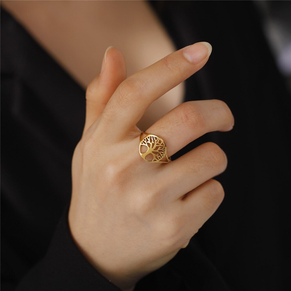 Adjustable Tree of Life Ring - Elementsofthewitch